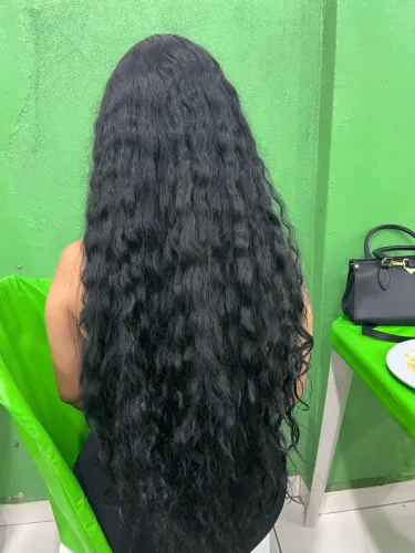 Cabelo sem química cacheado
