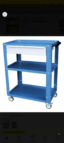 Carrinho para ferramentas azul