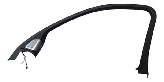 Acabamento Interno Direito BMW X6 M 4.4 V8 2016 Preto Detalhe