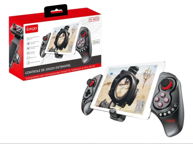 Controle Joystick Extensivel Sem Fio Ipega para tablet