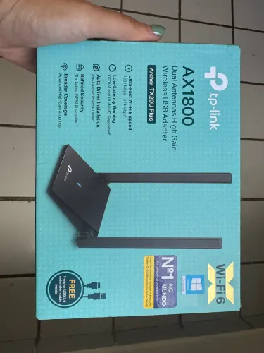 Adaptador Usb Wi-fi 6 De Banda Dupla Archer Tx20u Plus Tp-link