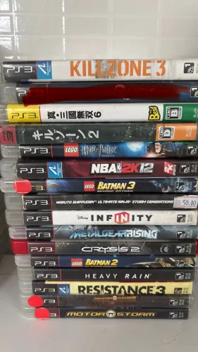 Jogos PS3 3 jogos por R$100,00