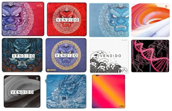 Mousepad originais com caixa
