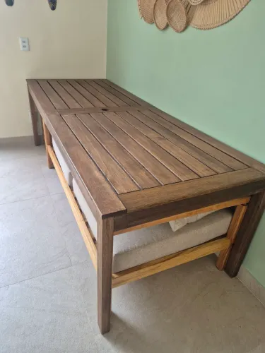 Mesa de madeira tokstok
