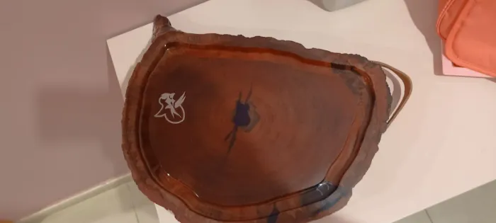 Tábua rústica de churrasco 