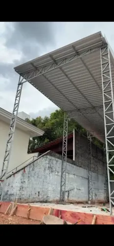 ESTRUTURA METALICA GALPAO 150 M2