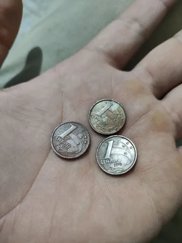 MOEDAS DE 1 CENTAVO. DA PEQUENA!