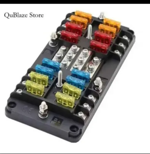 Caixa de Fusível 16 fusíveis a prova dágua