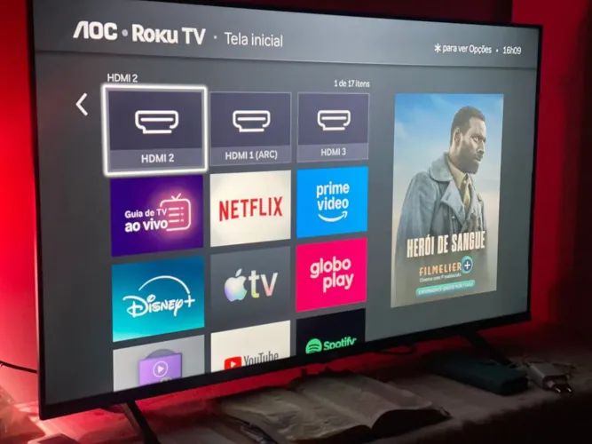 tv smart 43 AOC impecável 