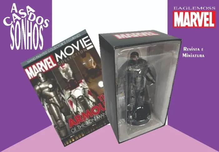 Coleção de Miniaturas Marvel Eaglemoss Cinema Mark I Nº 21