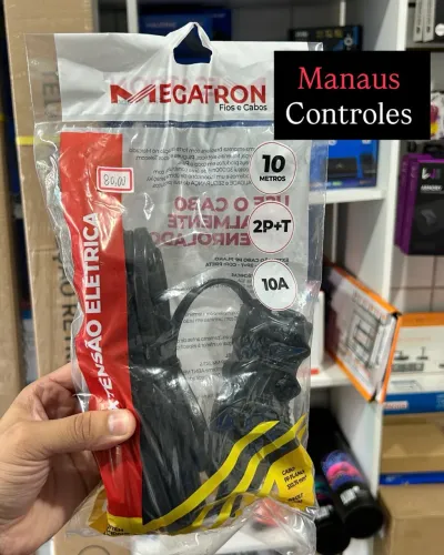 Extensão Elétrica 10 Metros Megatron - Promoção 