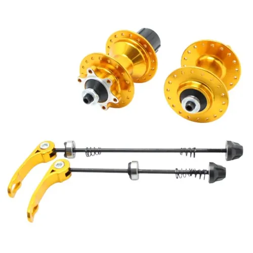 Cubos Alumínio Dourado Freeride 36F Rolamento Blocagem-Disco 11638