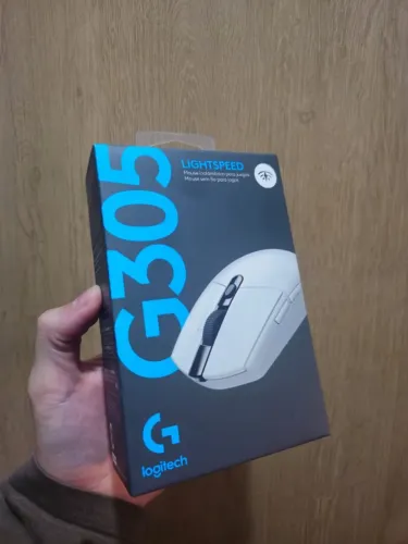 Mouse Gamer Sem Fio Logitech G G305 LIGHTSPEED Branco