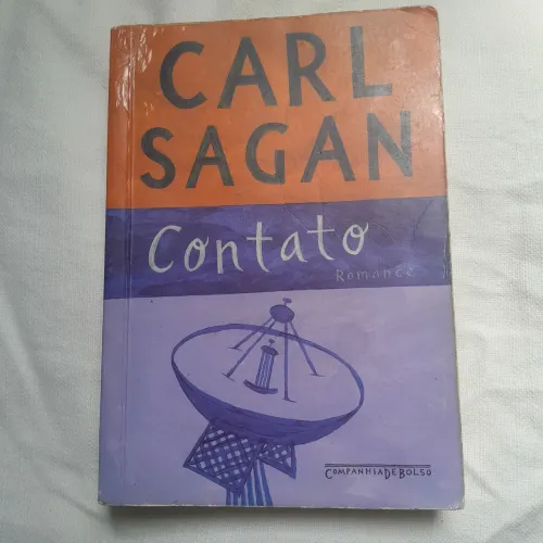 'CONTATO', Carl Sagan  (livro usado)