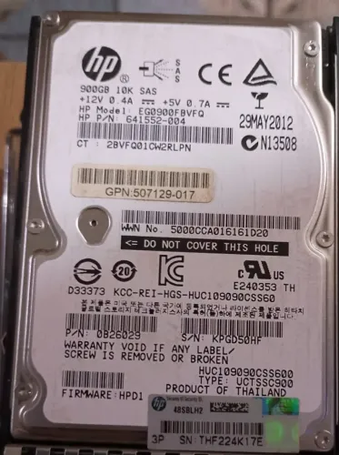 HD SAS 10k 900Gb