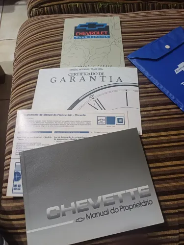Manual do proprietario do Chevette Junior 1992