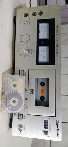 TAPE DECK GRADIENTE CD2500(direto dos anos 80s)