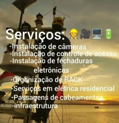 SERVIÇO DE INSTALAÇÃO DE CÂMERAS, ACM, CABEAMENTO ESTRUTURADO 