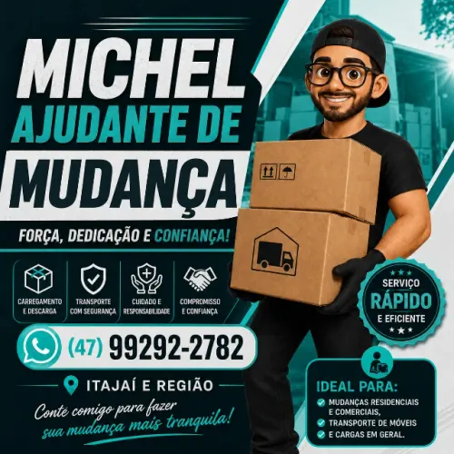 Vendo Minha Mão de Obra - Ajudante