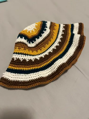 Chapéu buckethat crochê 
