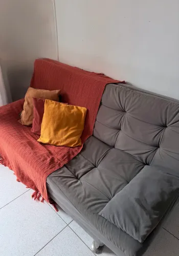 Sofá cama 3 lugares SUEDE