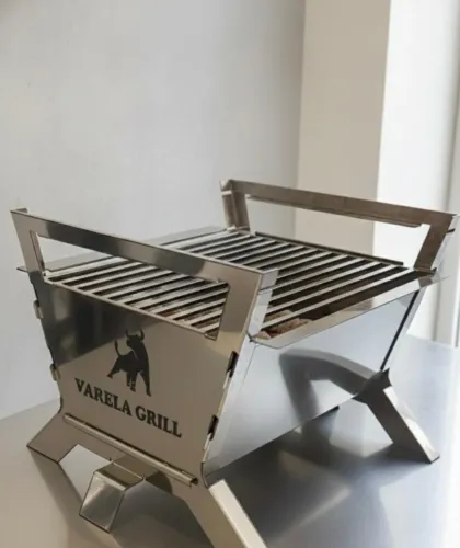 Churrasqueira Premium em Aço Inox - Desmontável