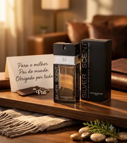 Perfume Silver Scent 100ml Original - O Presente Perfeito de Dia dos Pais!