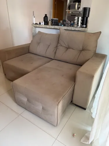 Sofá Bege 2m
