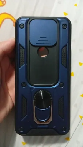 Capinha moto g9 play anti quedas tipo tanque com protetor de câmera (Semi-novo) 
