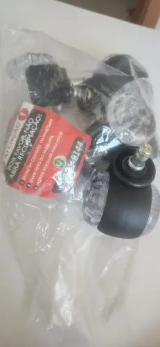 Kit 5 rodinhas em silicone para escritório  novo