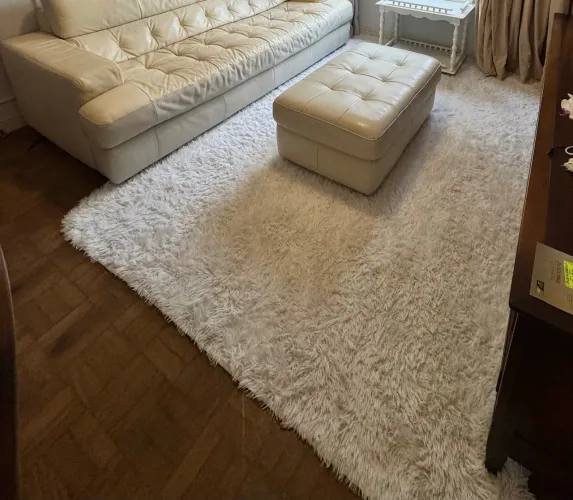 Tapete grande lindo  3x 2 branco 