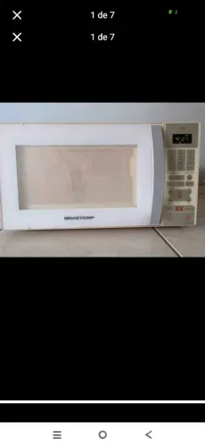Microondas Brastemp 30 litros 127 V. Com Grill funcionando perfeitamente