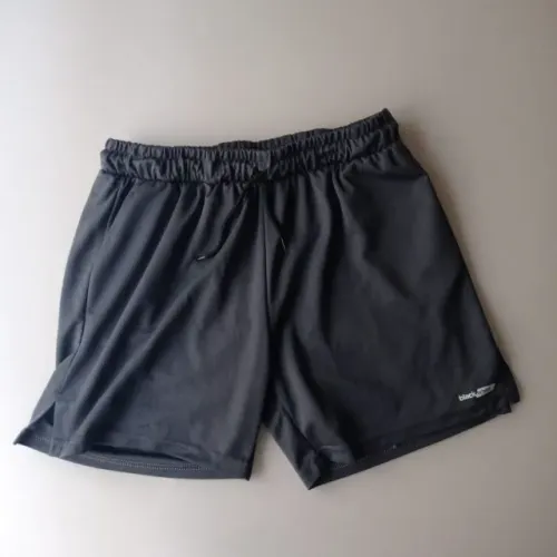 Shorts bermuda masculina 2 em 1 blackwhite sport - dryfit - g - sport - cinza - ref0526