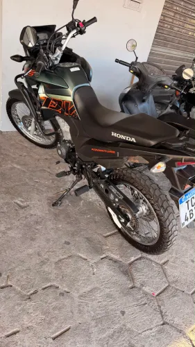 Verde se moto única dona chave reserva manual todas revisões feita pela Honda
