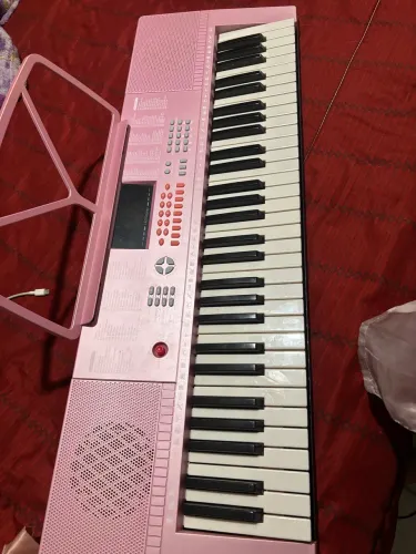 TECLADO MUSICAL YM-326 - 61 TECLAS COM LED