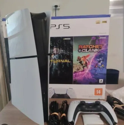 Ps5 slim zero funcionando perfeitamente vem nele