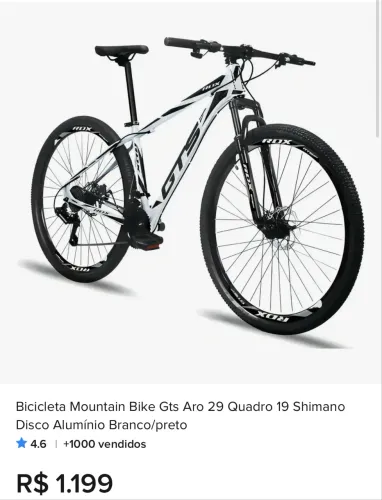 Bicicleta Nova 1 mês de uso