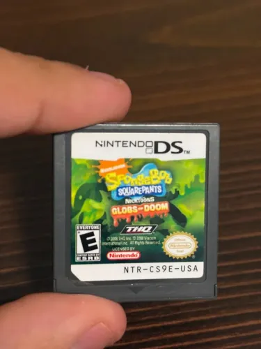 Jogo Bob Esponja Globs of Doom para Nintendo DS(apenas cartucho)