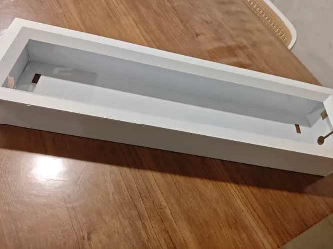 Nicho para embutir alumínio branco - Diversas funções 