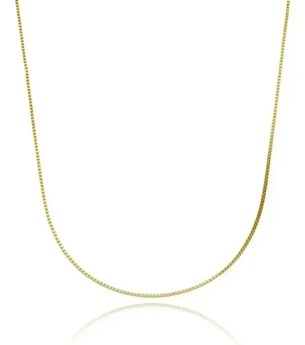 Corrente Banhada A Ouro 18K 60cm 