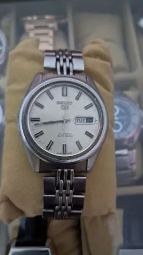 relógio seiko 5 automático vintage masculino - calibre 6119-8093