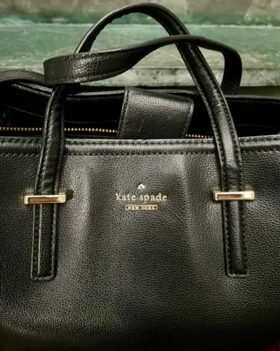 Bolsa Kate Spade New York preta: envio imediato!