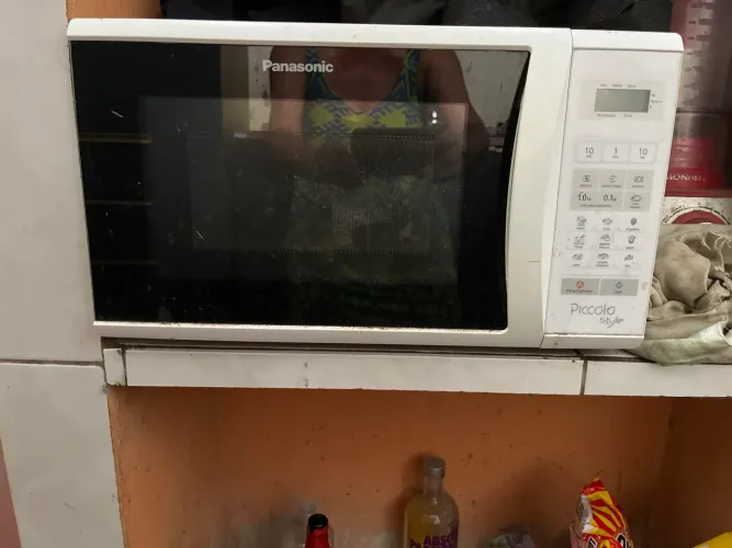 Microondas com defeito 