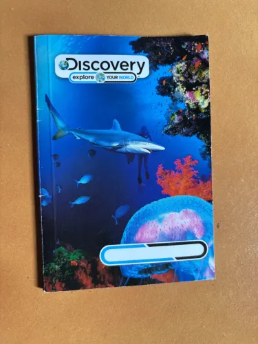 Bloco de notas Discovery - anos 2000