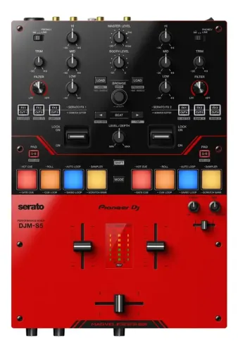 Misturador Pioneer Dj Djm-s5 De 2 Canais Para Serato Dj