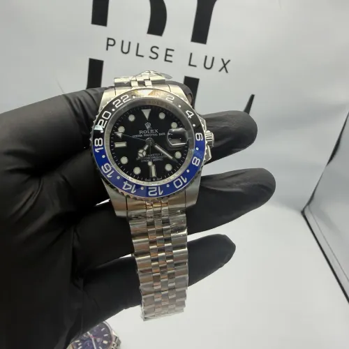 Relógio Masculino Rolex GMT-Master II Batman 40mm Automático - Linha Base ETA Top
