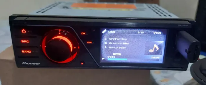 DVD Pioneer Modelo DVH-7380AV ( Tela Esbranquiçada) Funcionando