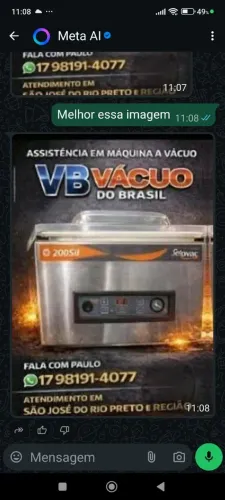 Técnico de máquina vácuo l 