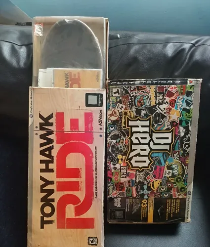 Prancha skate TonyHawk Ride Sony Playstation 3 Picape Dj Hero PS3 Novo caixa