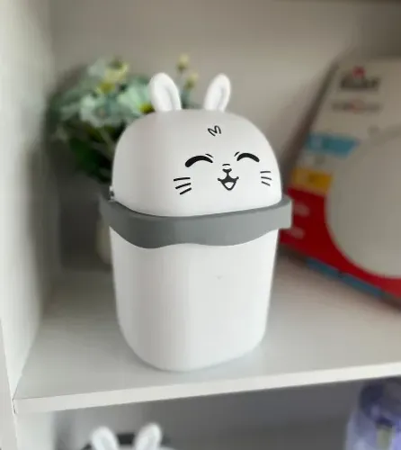 Cesto De Gato Decoração Lixeira Pequena 1,5 Litro